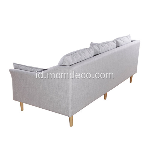 Sofa Ruang Tamu Modern Linen Sofa Antwerpen